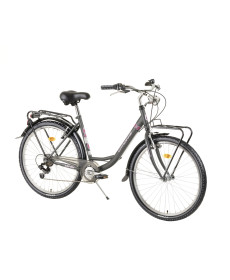Велосипед міський DHS Citadinne 2634 26' - model 2021 - чорний