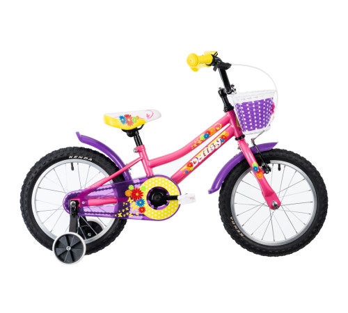 Дитячий велосипед DHS Daisy 1602 16' - model 2022 - рожевий Дитячий велосипед DHS Daisy 1602 16' - model 2022 - рожевий