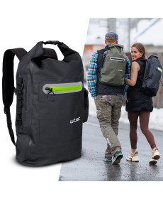 Водонепроникний мотоциклетний рюкзак W-TEC Uphills - чорний