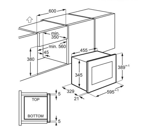Мікрохвильова піч вбудована ELECTROLUX LMS2203EMX