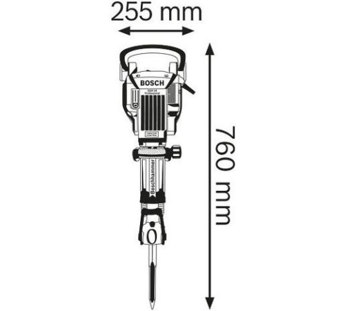 Відбійний молоток Bosch GSH 16-28 1750 Вт