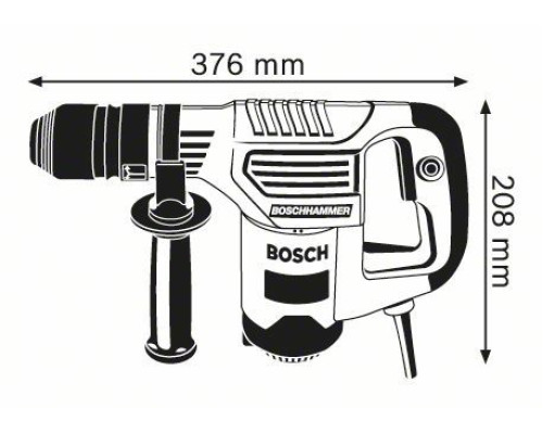 Відбійний молоток Bosch GSH 3E 650 Вт