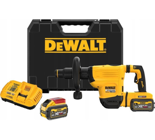 Відбійний молоток Dewalt 54v xr flexvolt sds-max 6кг 2 x 9ah (2 x акумулятора)