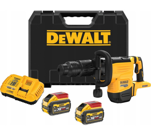 Відбійний молоток акумуляторний Dewalt 54v xr flexvolt sds-max 10кг (2 x акумулятора)