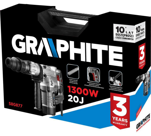 Відбійний молоток Graphite 58G877 1300 Вт