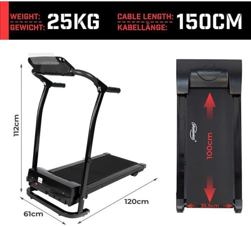Бігова доріжка електрична Physionics JG86915 Бігова доріжка електрична Physionics JG86915