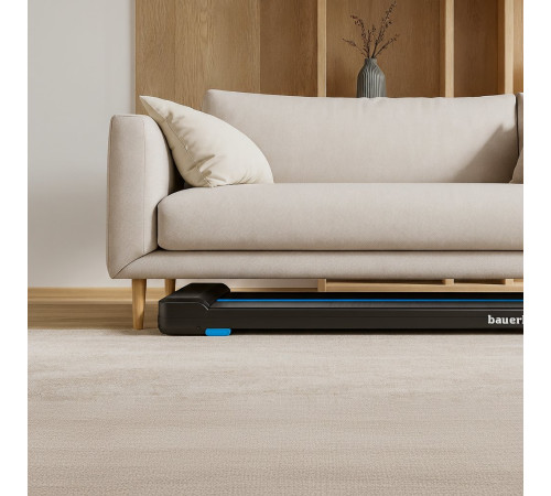 Бігова доріжка електрична Bauerkraft H-562, блакитна