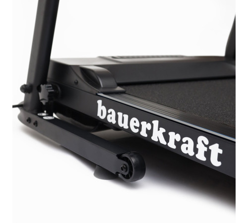 Бігова доріжка електрична Bauerkraft 15527149, чорно-сіра