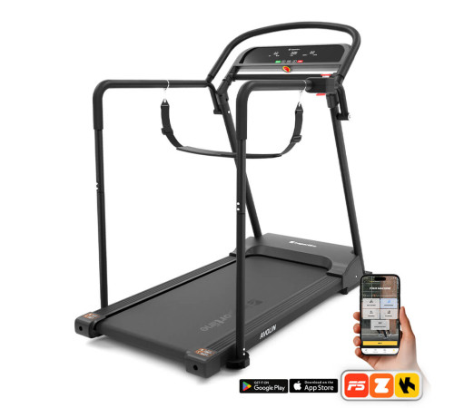 Бігова доріжка електрична з поручнями inSPORTline Avolin