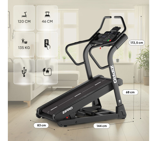 Бігова доріжка електрична Zipro Shred