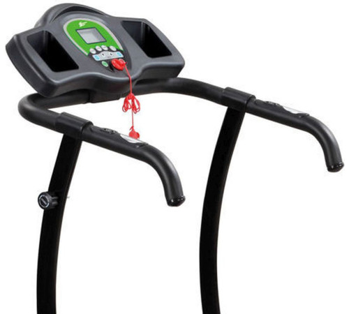 Бігова доріжка електрична Eb Fit W300, чорно-зелена