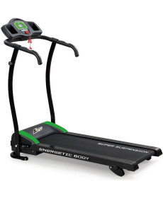Бігова доріжка електрична Eb Fit W300, чорно-зелена