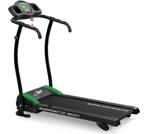 Бігова доріжка електрична Eb Fit W300, чорно-зелена