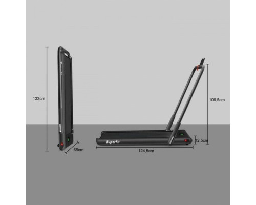 Бігова доріжка електрична Costway SP37036DE-BK