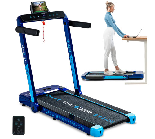 Бігова доріжка електрична THUNDER RACE-BLUE