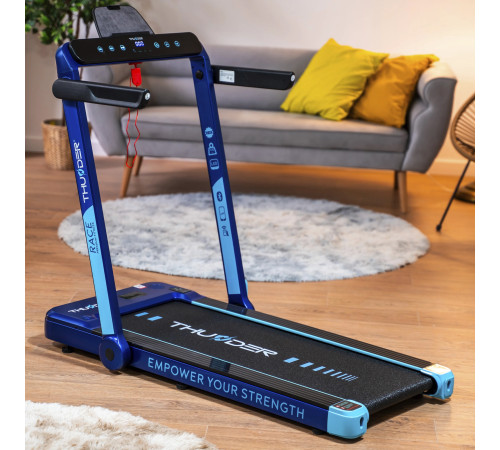 Бігова доріжка електрична THUNDER RACE-BLUE