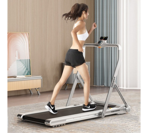 Bieżnia z Nachyleniem Bluetooth Aplikacja Składana KS FITNESS 147x76 cm