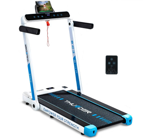 Бігова доріжка електрична THUNDER RACE-WHITE