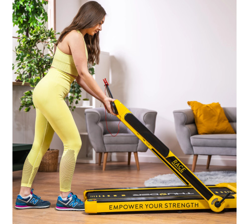 Бігова доріжка електрична THUNDER RACE-GOLD