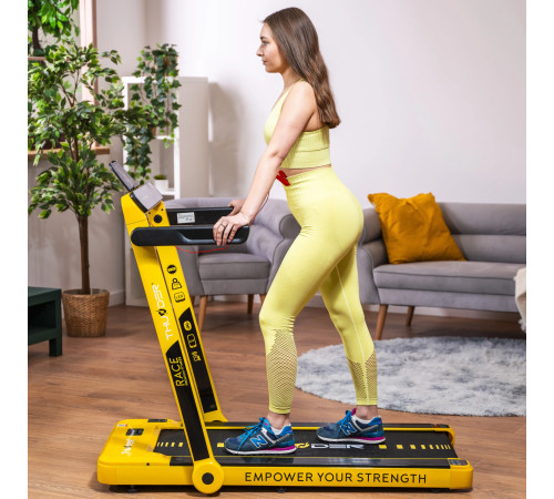 Бігова доріжка електрична THUNDER RACE-GOLD