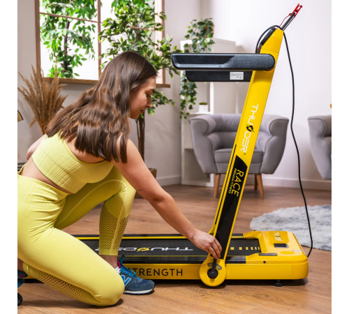 Бігова доріжка електрична THUNDER RACE-GOLD