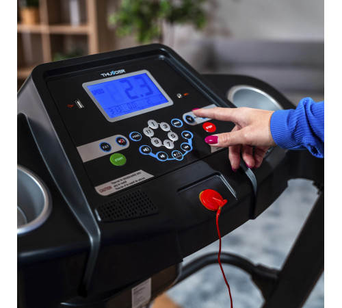 Бігова доріжка електрична THUNDER ICON-D-BLACK