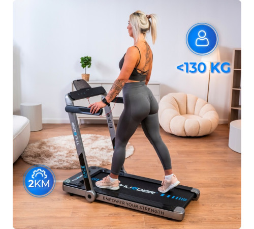 Бігова доріжка електрична THUNDER RACE-SILVER