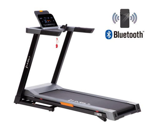 Бігова доріжка електрична HMS BE5873, чорно-сіра