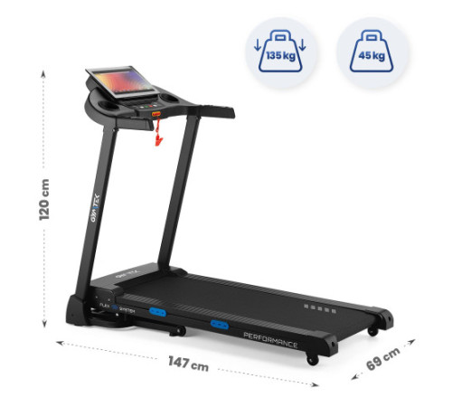 Бігова доріжка електрична GYMTEK XT620