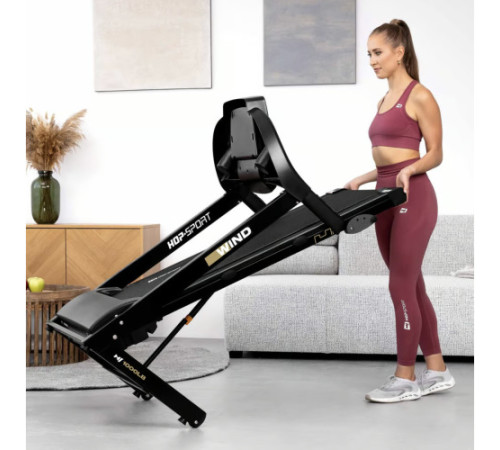 Бігова доріжка електрична Hop-Sport HS-1000LB Wind сірий