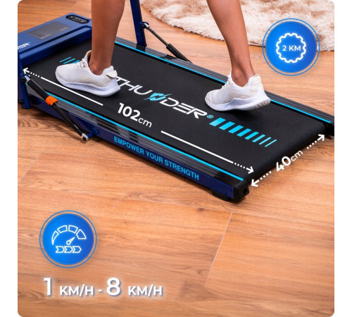 Бігова доріжка електрична THUNDER VIVA-BLUE