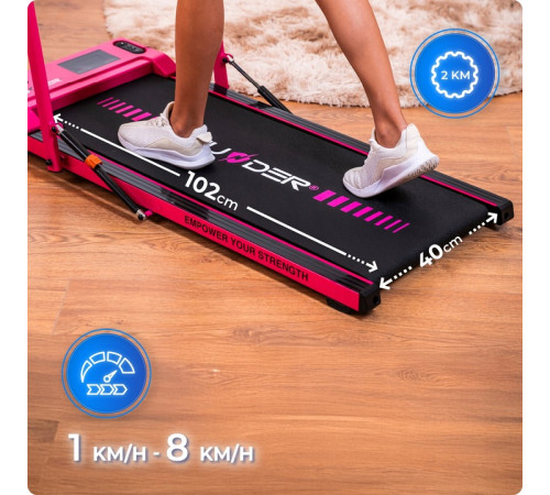 Бігова доріжка електрична THUNDER VIVA-PINK