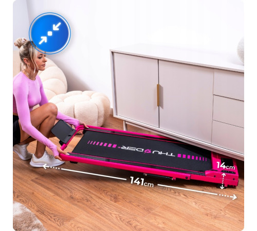 Бігова доріжка електрична THUNDER VIVA-PINK