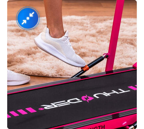 Бігова доріжка електрична THUNDER VIVA-PINK