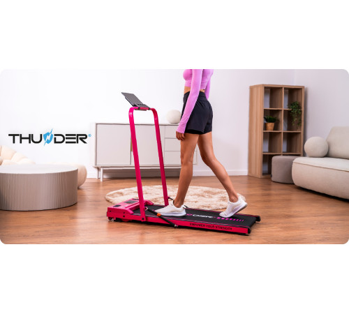 Бігова доріжка електрична THUNDER VIVA-PINK