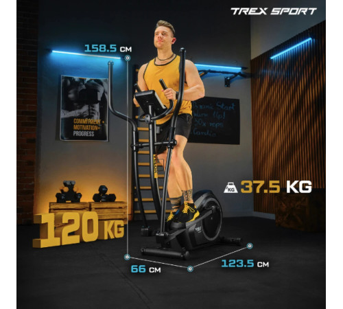 Орбітрек магнітний Trex Sport TX-600CT Velox чорний Орбітрек магнітний Trex Sport TX-600CT Velox чорний