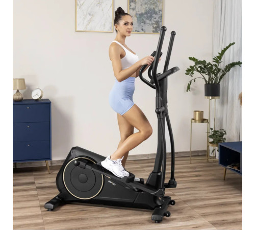 Орбітрек електромагнітний Gymtek XC4500 чорно-золотистий