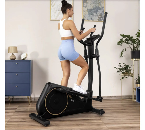 Орбітрек електромагнітний Gymtek XC4500 чорно-золотистий