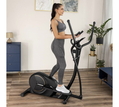 Орбітрек магнітний Gymtek XC1500 чорно-золотистий