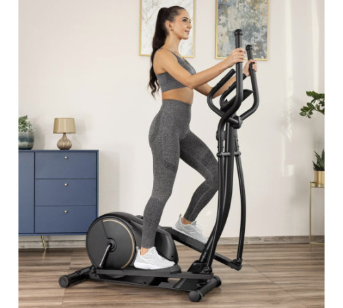 Орбітрек магнітний Gymtek XC1500 чорно-золотистий