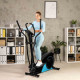Орбітрек електромагнітний Hop-Sport HS-060C Blaze iConsole+ чорно-синій