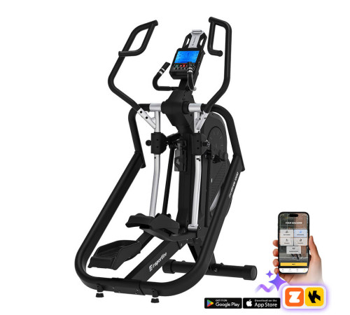 Орбітрек inSPORTline ZenStride 1000, чорний