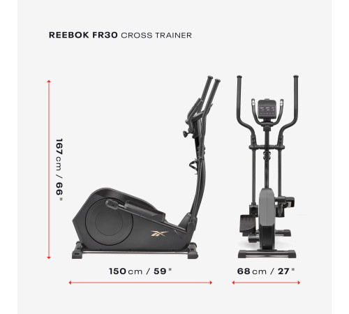 Орбітрек магнітний REEBOK FR30 чорний