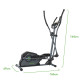 Орбітрек магнітний Tunturi Cardio Fit C30 чорний