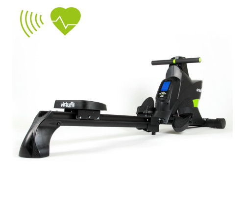 Веслувальний тренажер VIRTUFIT, чорно-зелений
