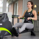 Веслувальний тренажер VIRTUFIT, чорно-зелений