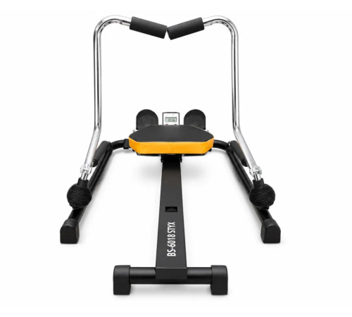 Веслувальний тренажер Besport BS-6018 STYX чорно-помаранчевий