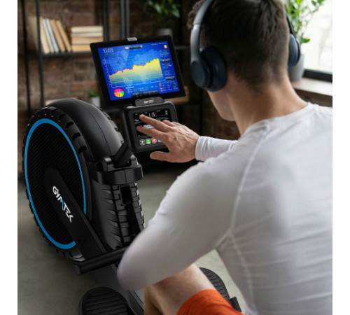 Веслувальний тренажер Gymtek XR2500 чорно-синій