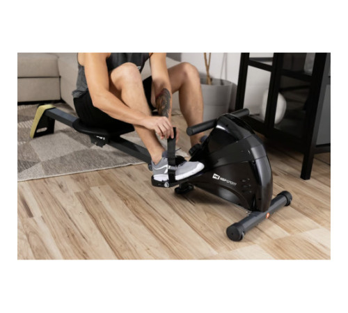 Веслувальний тренажер Hop-Sport HS-030R Boost чорно-золотистий