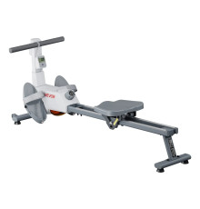 Веслувальний тренажер магнітний VEVOR сіро-білий